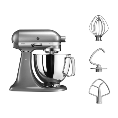 KitchenAid Artisan 4,8 L Stand Mikser Contour Silver 5KSM125 - 5