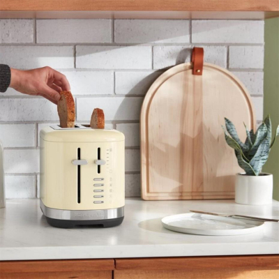 KitchenAid Manuel Kontrollü 2 Dilim Ekmek Kızartma Makinesi Almond Cream 5KMT2109 - 6