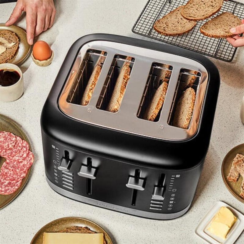 KitchenAid Manuel Kontrollü 4 Dilim Ekmek Kızartma Makinesi Black 5KMT4109 - 4