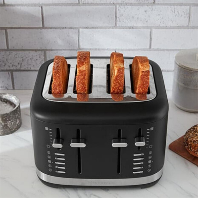 KitchenAid Manuel Kontrollü 4 Dilim Ekmek Kızartma Makinesi Black 5KMT4109 - 5