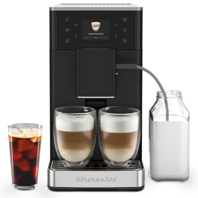 KitchenAid Tam Otomatik Buzlu Kahve Özellikli Espresso Makinesi KF3 Mat Siyah - 4