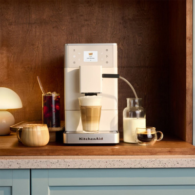 KitchenAid Tam Otomatik Buzlu Kahve Özellikli Espresso Makinesi KF3 Porcelain White - 2