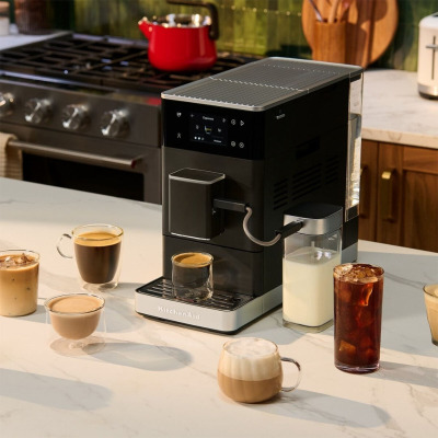 KitchenAid Tam Otomatik Buzlu Kahve Özellikli Espresso Makinesi KF4 Mat Siyah - 1