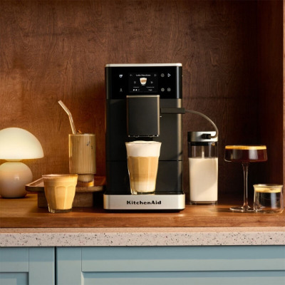 KitchenAid Tam Otomatik Buzlu Kahve Özellikli Espresso Makinesi KF4 Mat Siyah - 2