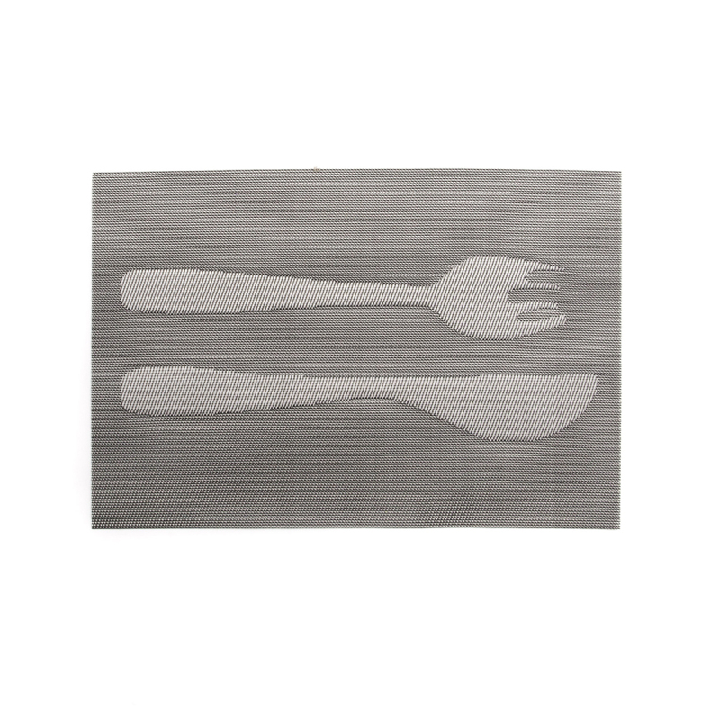 KLT Amerikan Servis 6'lı Füme Çatal-Bıçak Desen - 1