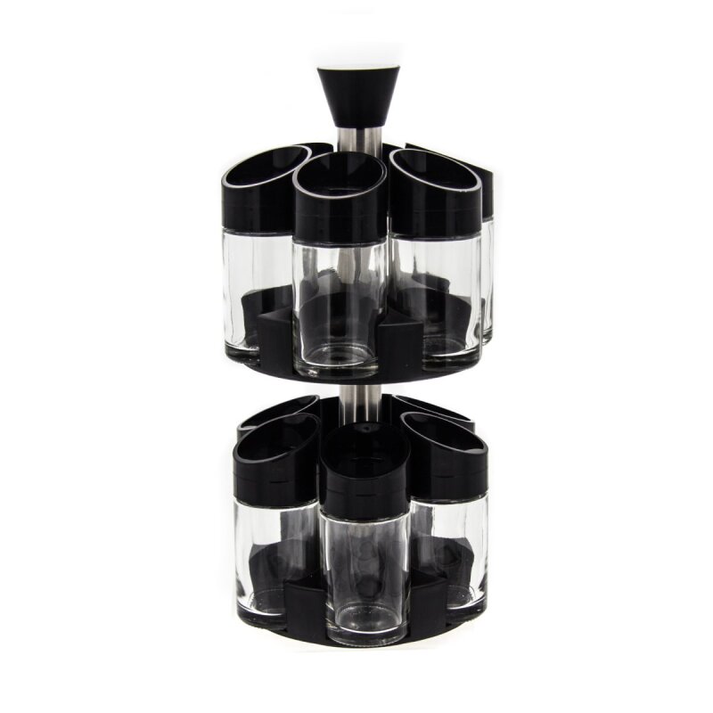 Klt Katlı Baharatlık 12'li Siyah - 1