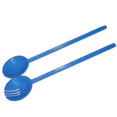 Klt Melamin Servis Çatal ve Kaşık Mavi - KLT