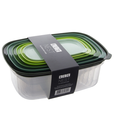 Klt Nest 6'lı Saklama Kabı Yeşil - KLT