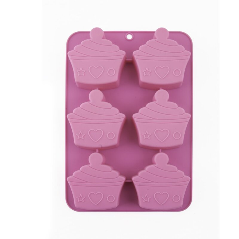 KLT Silikon Muffin Kalıp Cupcake 6 Bölmeli - 1
