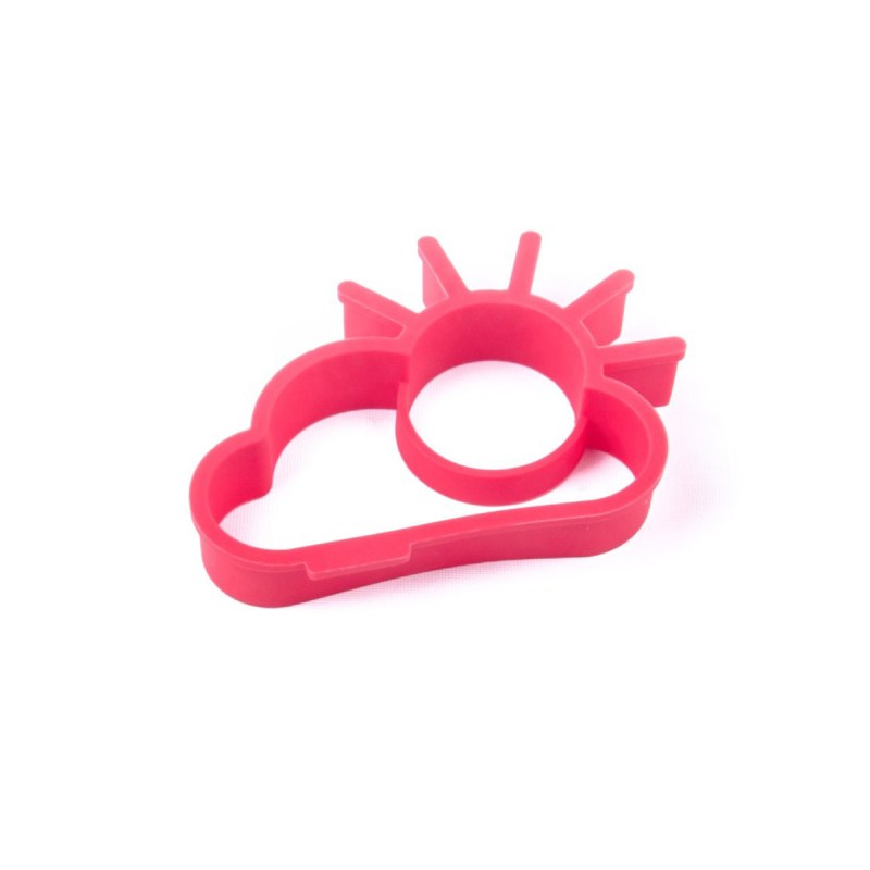 Klt Silikon Yumurta Kalıbı Kırmızı - 1