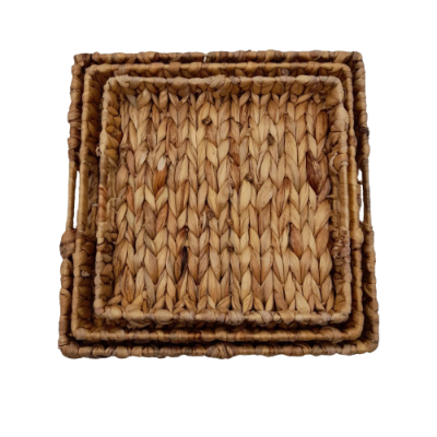 Klt Yv Hasır Tepsi Set Kare - KLT