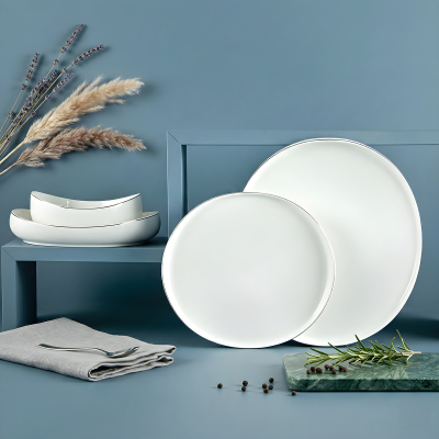 Koch Collection Moon Platin 24 Parça 6 Kişilik Yemek Takımı - 3