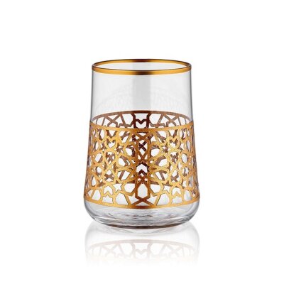 Koleksiyon Aheste Kahve Bardak Seti 6'lı Yıldız Altın Premium - KOLEKSIYON