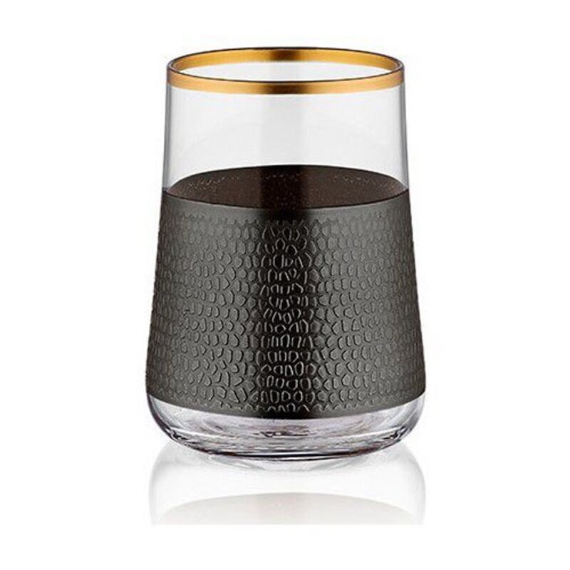 Koleksiyon Aheste Kahve Yanı Bardağı 6'lı Serpantin Siyah - 1