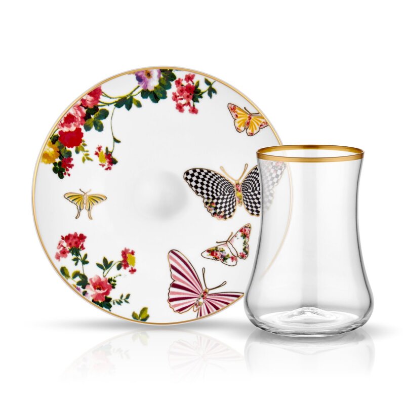 Koleksiyon Dervish Çay Seti 6 Lı Mariposa - 1