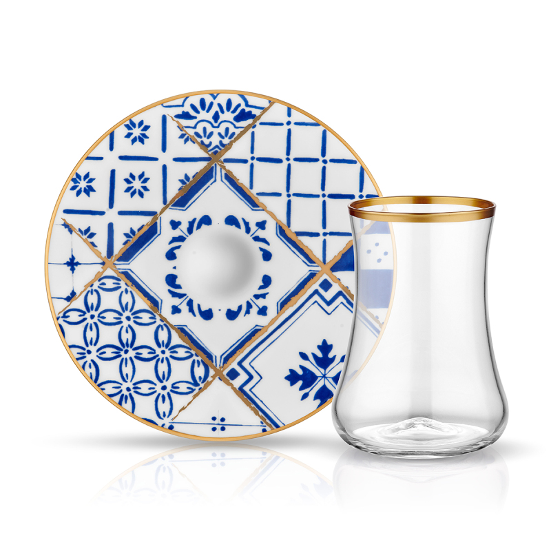 Koleksiyon Dervish Çay Seti 6'lı İznik - 1