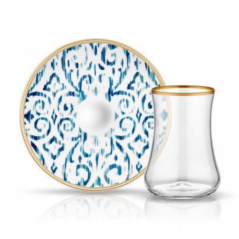 Koleksiyon Dervish Çay Seti 6'lı Nomad Kobalt - 1