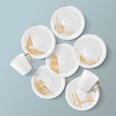 Koleksiyon Eser-i İstanbul Çay Fincanı Seti 6'lı - 2