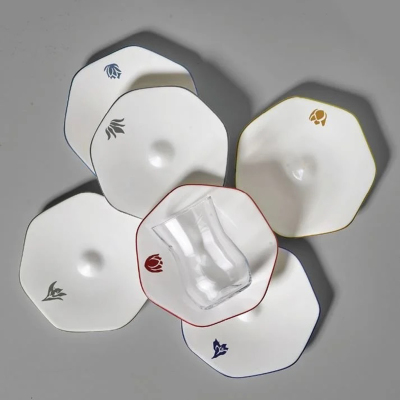 Koleksiyon Mislina Lotus 12 Parça 6 Kişilik Çay Seti - 2