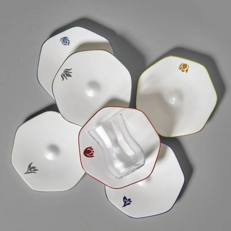 Koleksiyon Mislina Lotus 12 Parça 6 Kişilik Çay Seti - 2