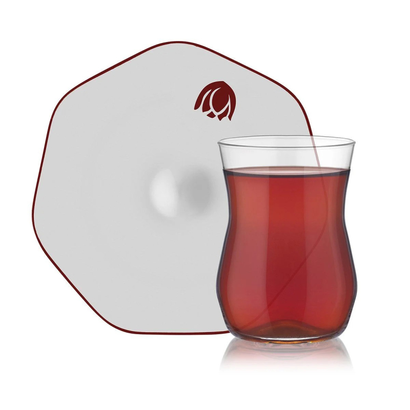 Koleksiyon Mislina Lotus 12 Parça 6 Kişilik Çay Seti - 5