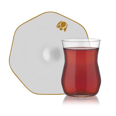 Koleksiyon Mislina Lotus 12 Parça 6 Kişilik Çay Seti - 6