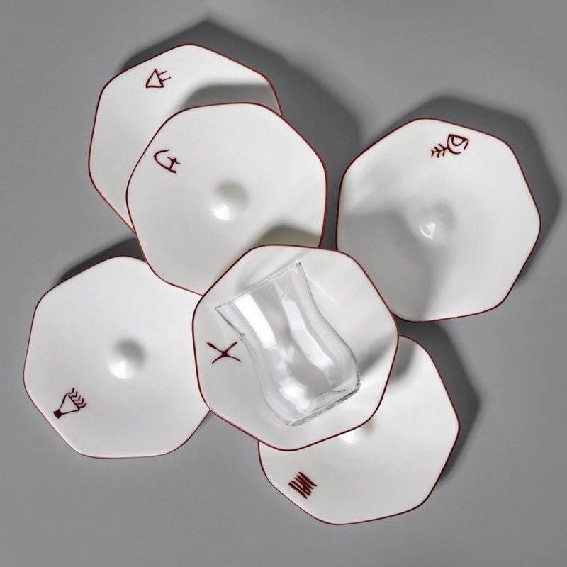 Koleksiyon Mislina Premium 12 Parça 6 Kişilik Çay Seti - 2