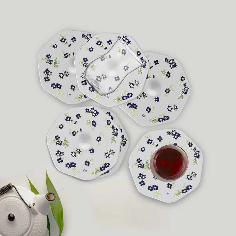 Koleksiyon Mislina Yemeni 12 Parça 6 Kişilik Çay Seti - 2