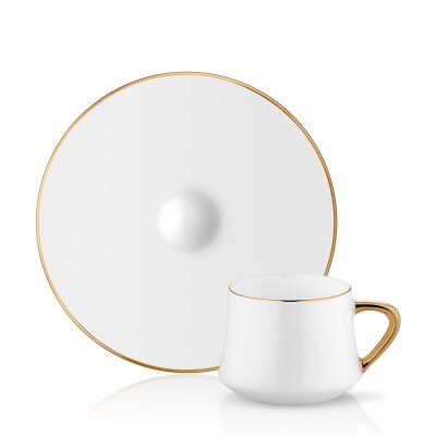 Koleksiyon Sufi Türk Kahve Seti 6'lı Altın - KOLEKSIYON