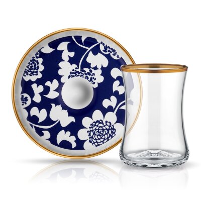 Koleksiyon Tiryaki Çay Seti 6'lı BB Gün - KOLEKSIYON