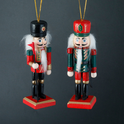 Koopman New Year 2 Parça Nutcracker 12 cm - 2