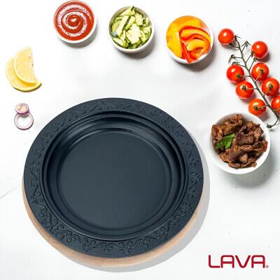 Lava Döküm Oval Döner Kebap Tabağı 28x20 cm - LAVA