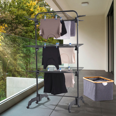 Leifheit Comfort Tower Çamaşır Kurutucu Siyah 420 - 4