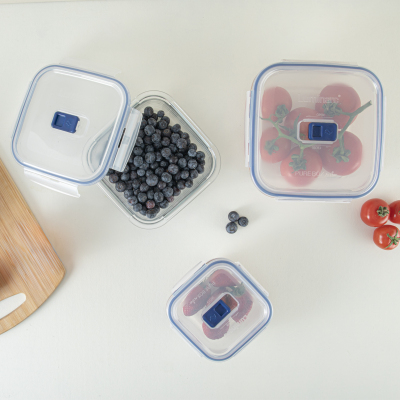 Luminarc Pure Active Kare Cam Saklama Kabı Seti 6 Parça - 3