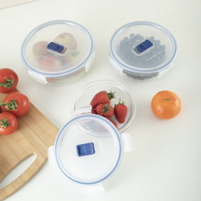 Luminarc Pure Active Yuvarlak Cam Saklama Kabı Seti 6 Parça - 3