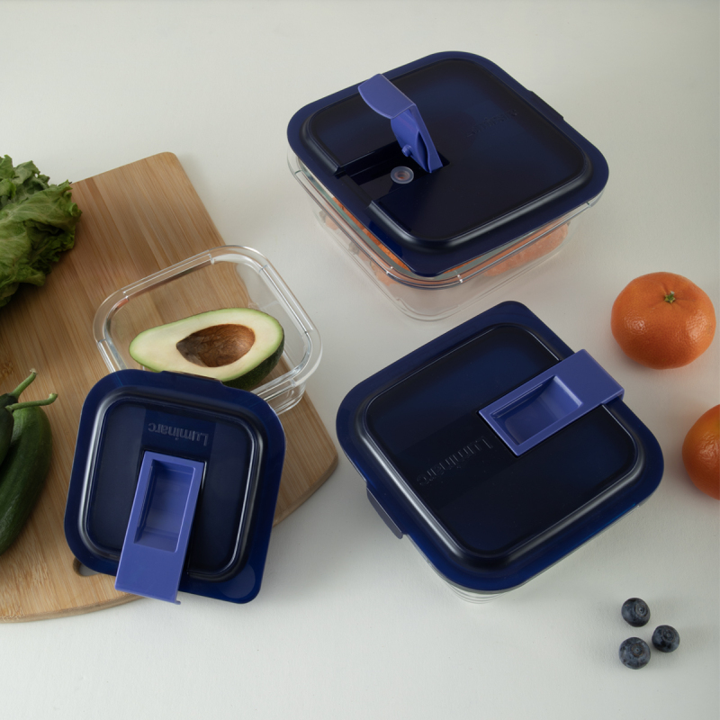 Luminarc Temp Easy Kare Cam Saklama Kabı Seti 6 Parça - 3