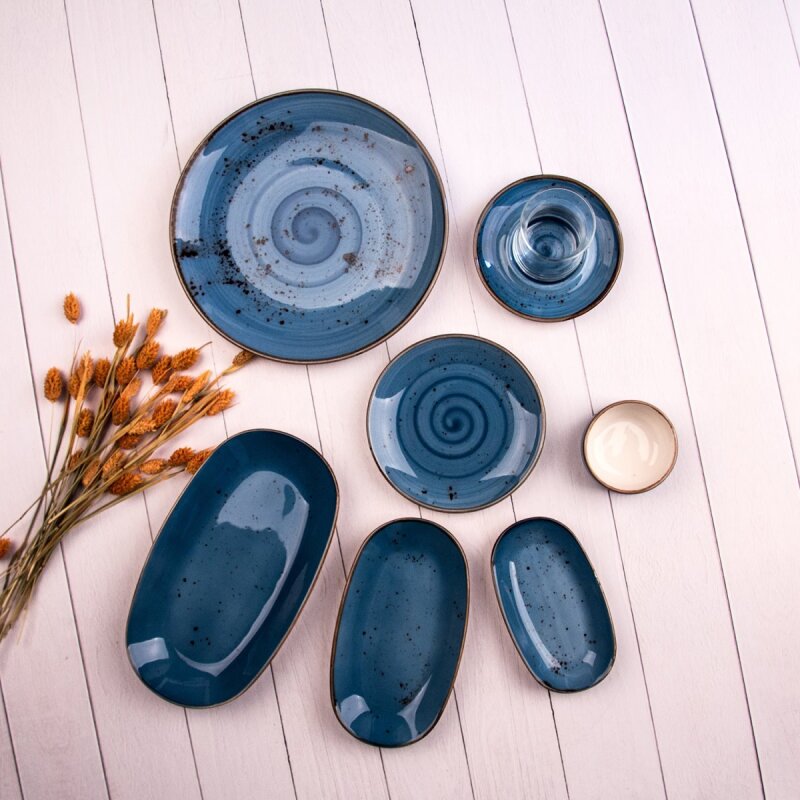 Marianna Azur 36 Parça Kahvaltı Takımı Mavi - 1