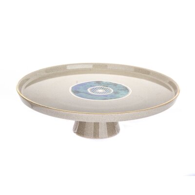 Marianna Boncuk Ayaklı Sunum Tabağı 29 Cm - MARIANNA