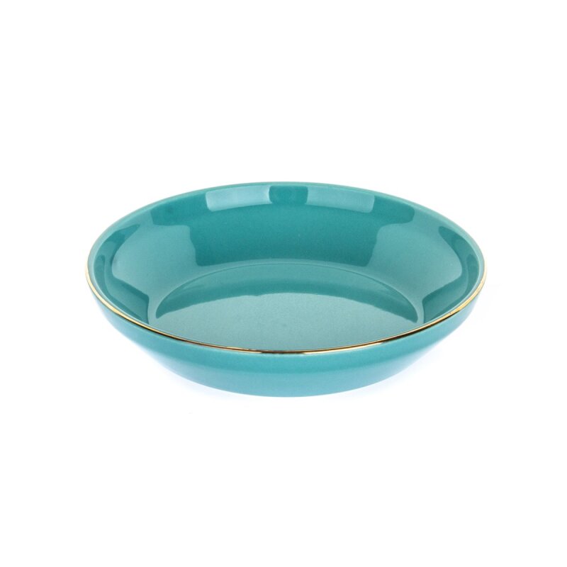 Marianna Boncuk Yeşil Çukur Tabak 18 Cm - 1