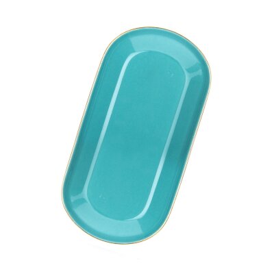 Marianna Boncuk Yeşil Kayık Tabak 25 Cm - MARIANNA