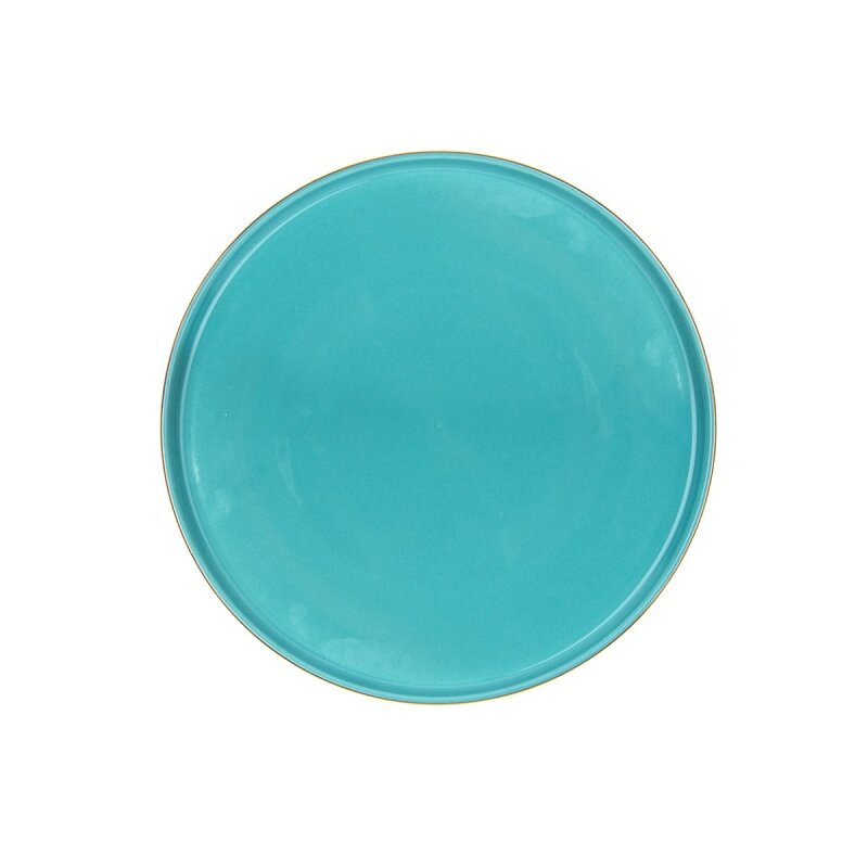 Marianna Boncuk Yeşil Servis Tabağı 26 Cm - 1