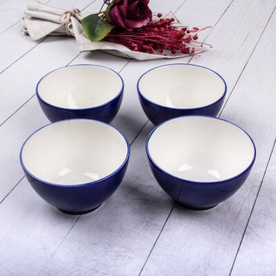 Marianna İndigo Juliet-Moreno 4'lü Kase Seti - MARIANNA