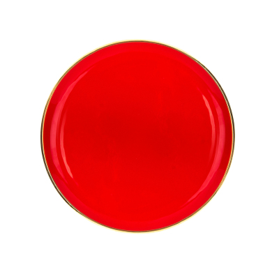 Marianna Kırmızı Pasta Tabaği 6'li 21 Cm - MARIANNA