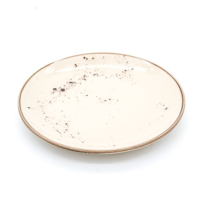 Marianna Klasik Düz Tabak Cappuccino 19 Cm - 1