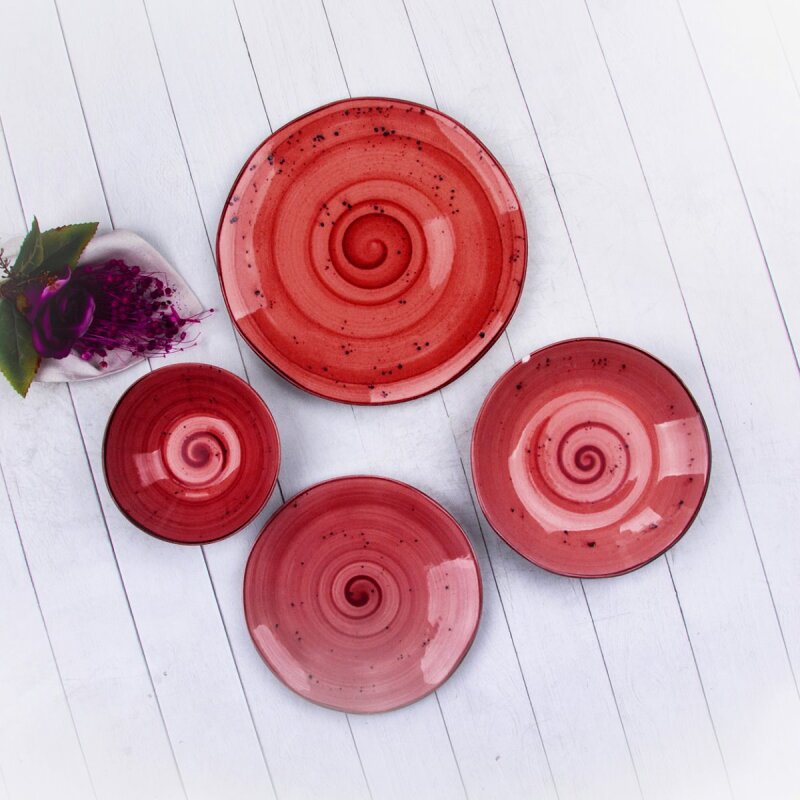 Marianna Organik 24 Parça Set Reactiv Kırmızı - 1