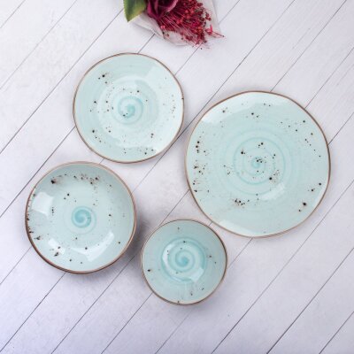 Marianna Organik 24 Parça Set Reactiv Nefti Yeşil - MARIANNA