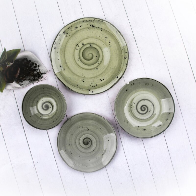 Marianna Organik 24 Parça Set Reactiv Yağ Yeşil - 1