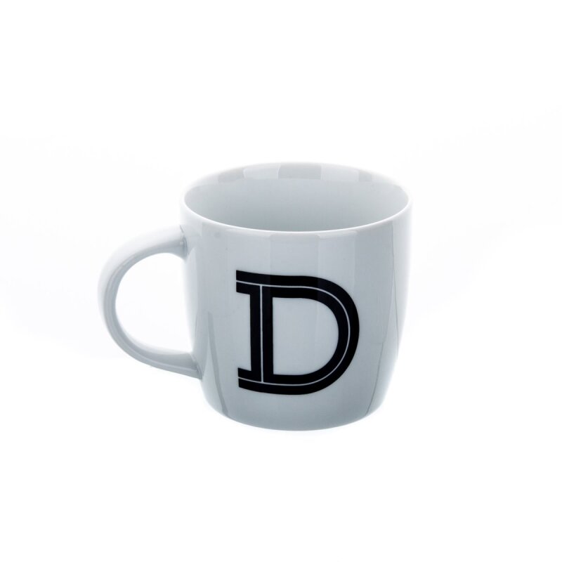 Marianna Siyah Harf Kupa D - 1