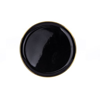 Marianna Siyah Pasta Tabağı 6'lı 21 Cm - MARIANNA