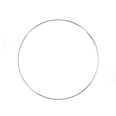 Marianna Yuvarlak Cam Tepsi Gold 31 Cm - MARIANNA